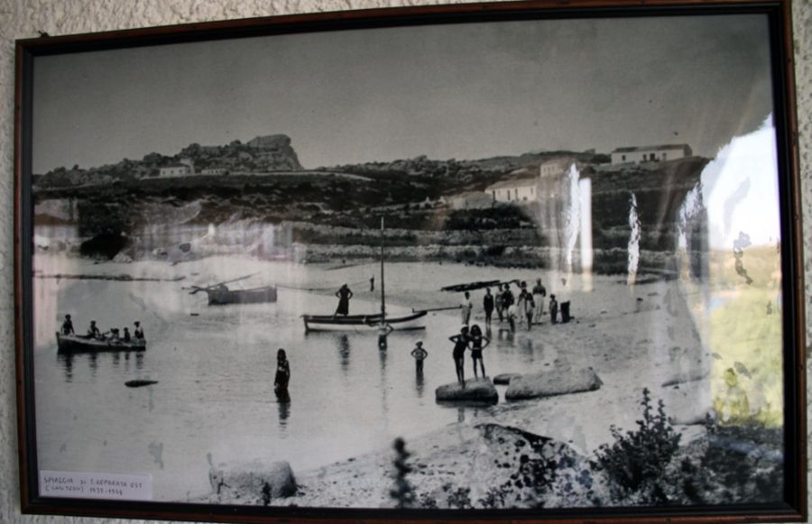 foto antica di Capo Testa