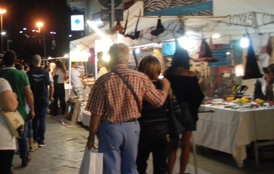 mercatino serale di Palau