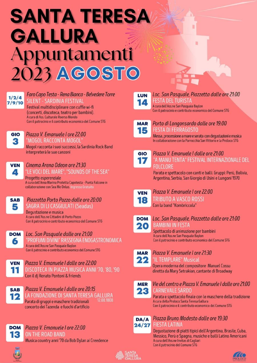 Eventi Agosto