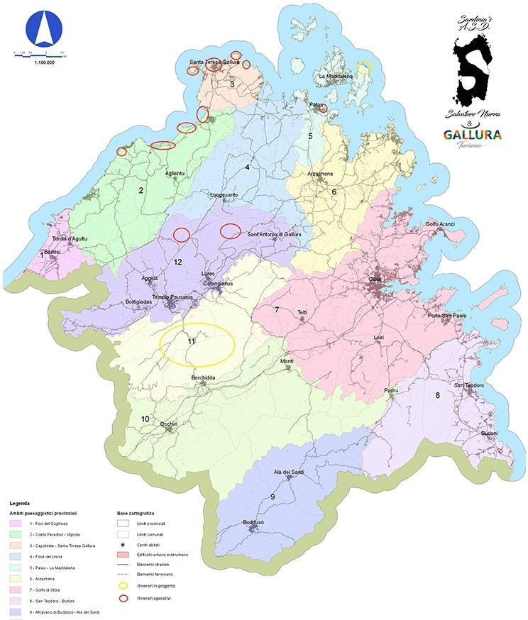 Escursione Mappa Gallura 